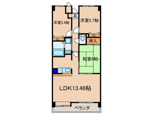 グランＫｓの物件間取画像